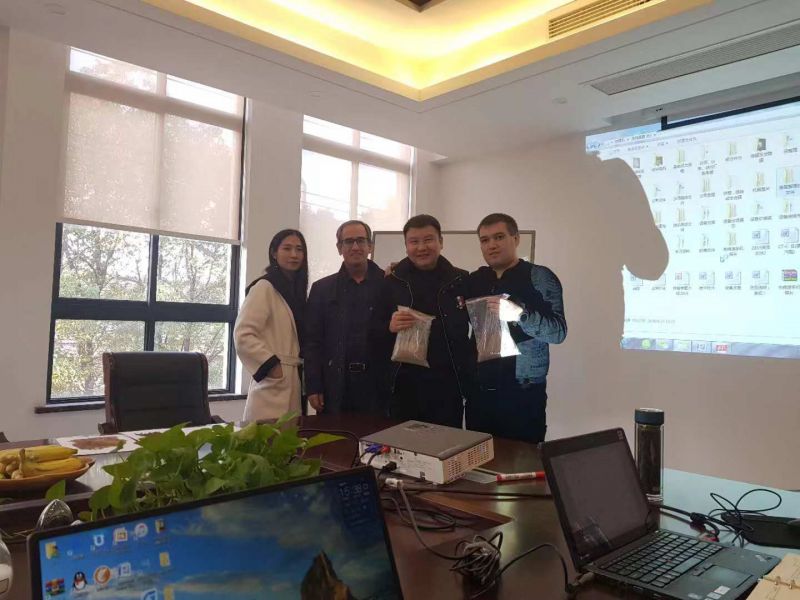 哈薩克斯坦方面來(lái)我司探討鹵蟲卵干燥問題